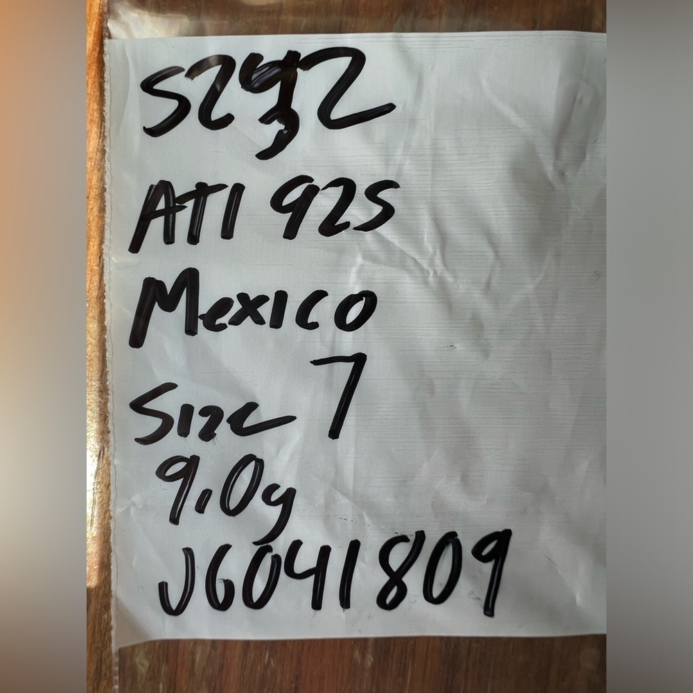Sterling silver 925 ATI Mexico size approx. 7 - Picture 5 of 7